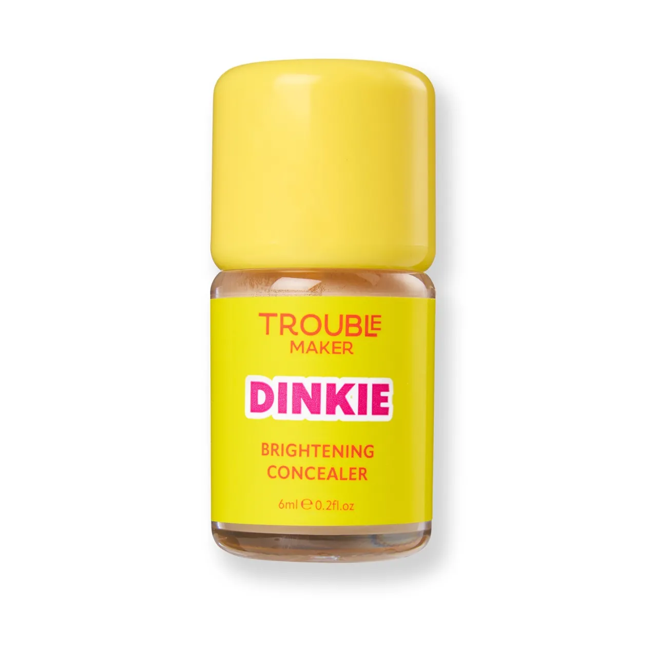 Corrector Cremoso Iluminador Dinkie Brightening Caffeine Concealer