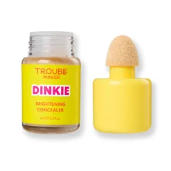 Corrector Cremoso Iluminador Dinkie Brightening Caffeine Concealer