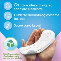 Cotton Feel Flexiform Salvaslip Absorbencia Normal Sin Fragancia