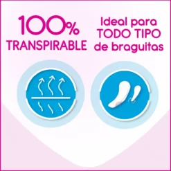 Cotton Feel Flexiform Salvaslip Absorbencia Normal Sin Fragancia