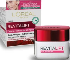 Crema antiarrugas Revitalift sin perfume