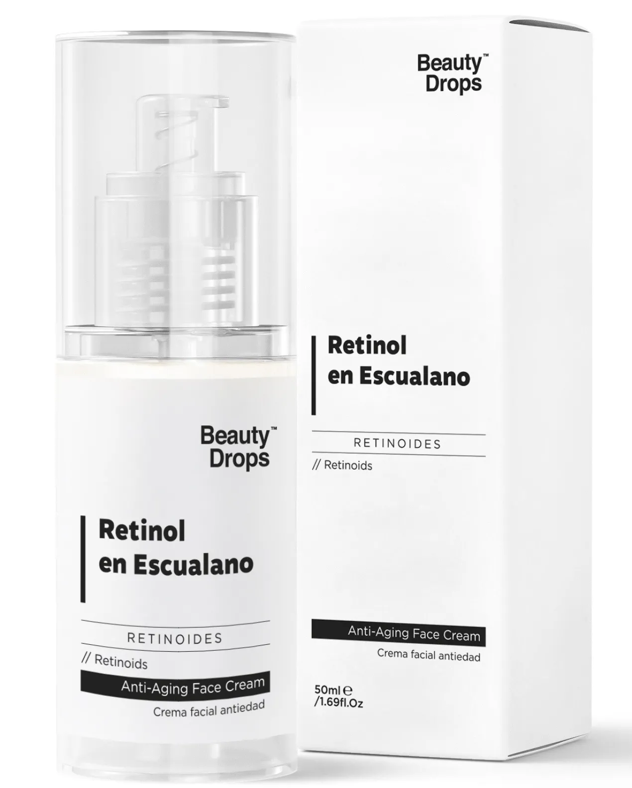 Crema Antiedad Retinol en Escualano