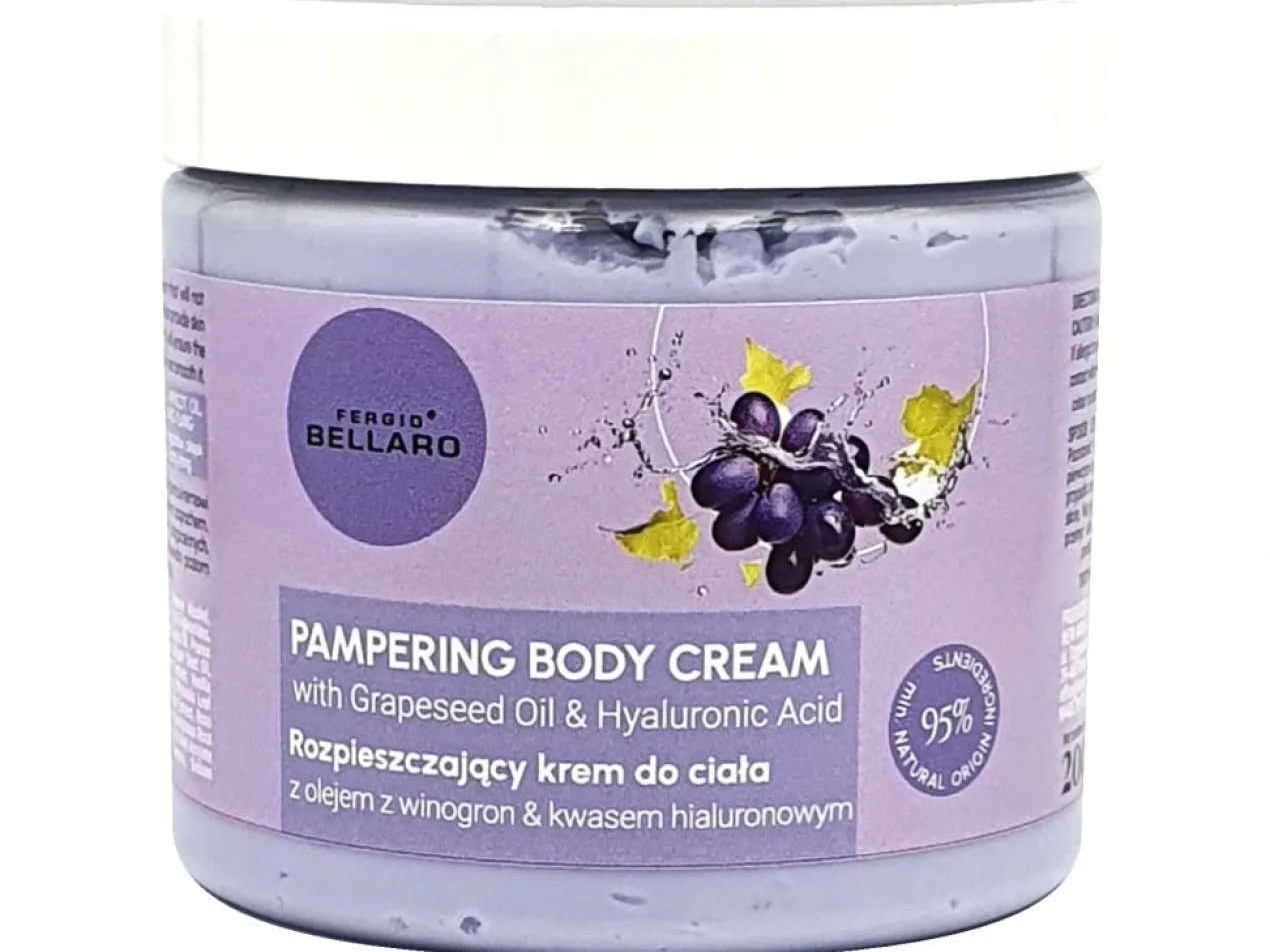 Crema Corporal con Aceite de Semilla de Uva y Ácido Hialurónico