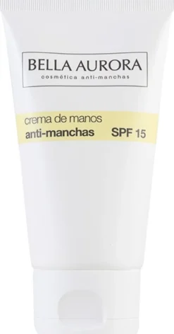 Crema de manos anti-manchas SPF 15