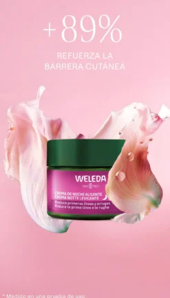 Crema de Noche Alisante de Rosa Mosqueta y Té Blanco
