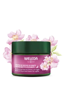 Crema de Noche Alisante de Rosa Mosqueta y Té Blanco