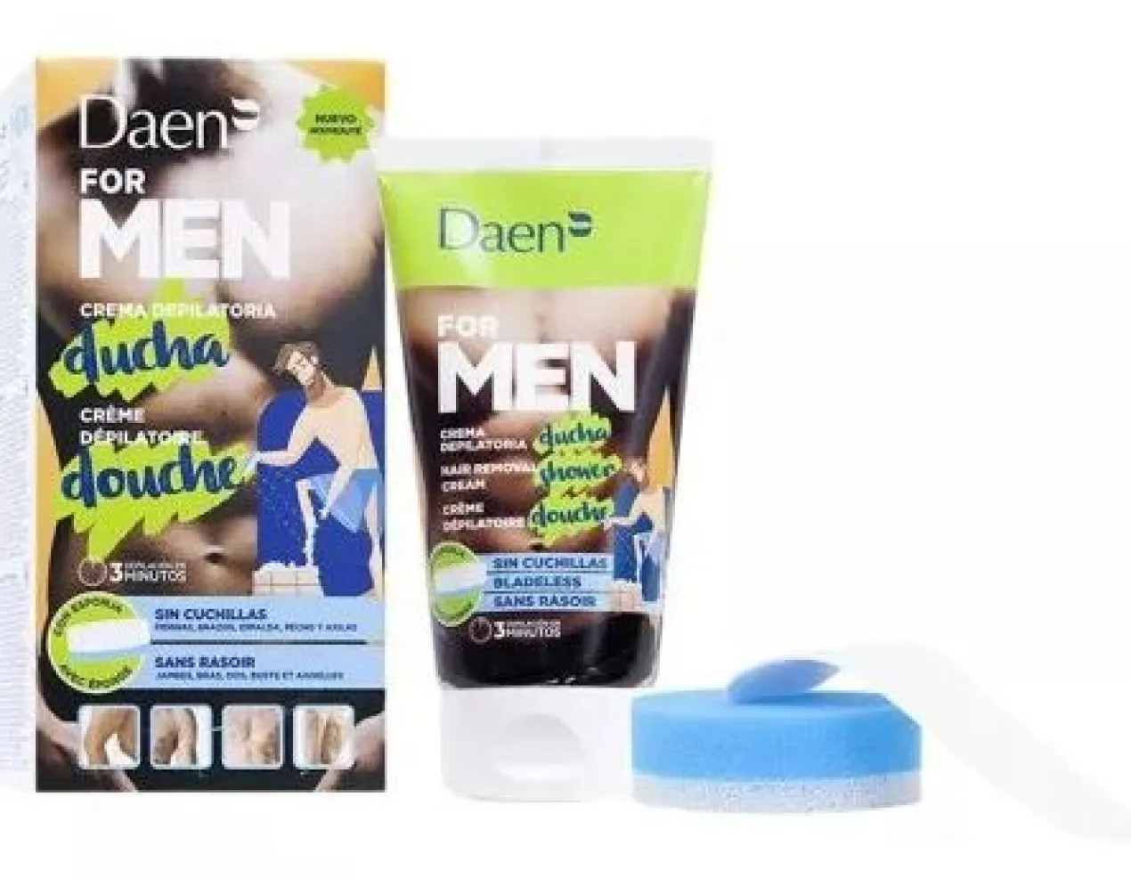 Crema Depilatoria Corporal Ducha For Men