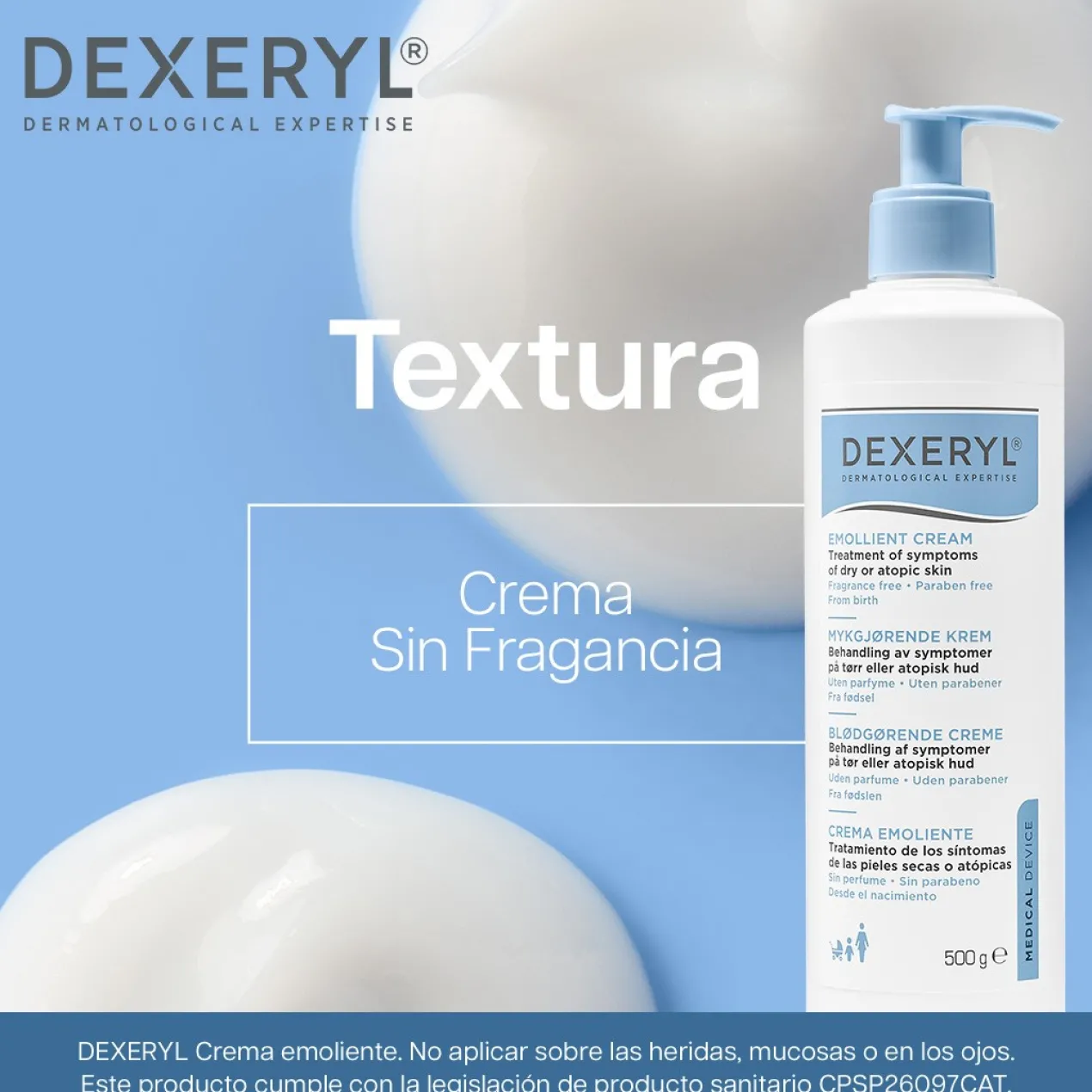 Crema Emoliente Calmante Para Piel Atópica