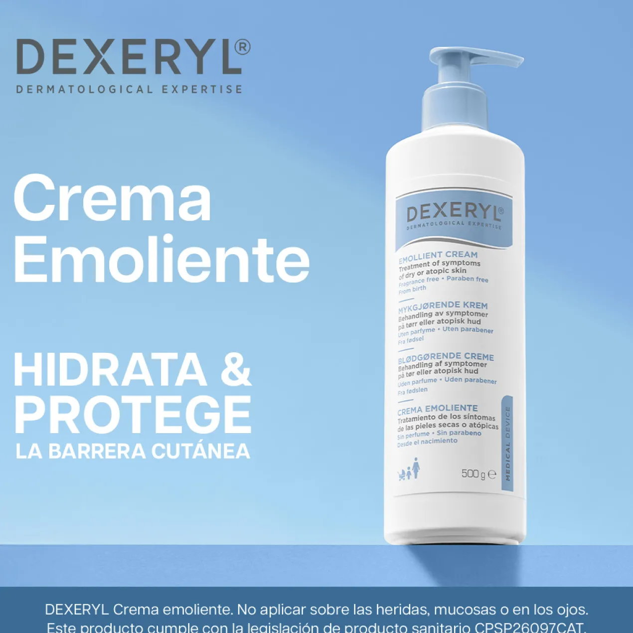 Crema Emoliente Calmante Para Piel Atópica