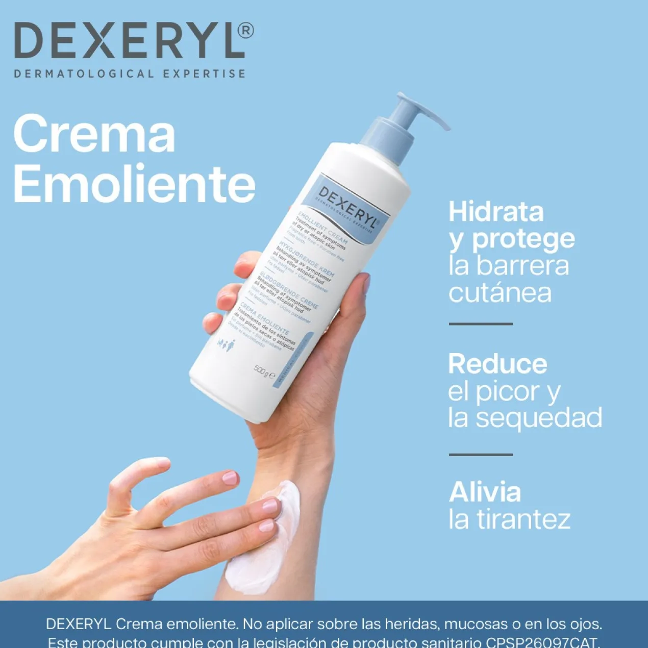 Crema Emoliente Calmante Para Piel Atópica