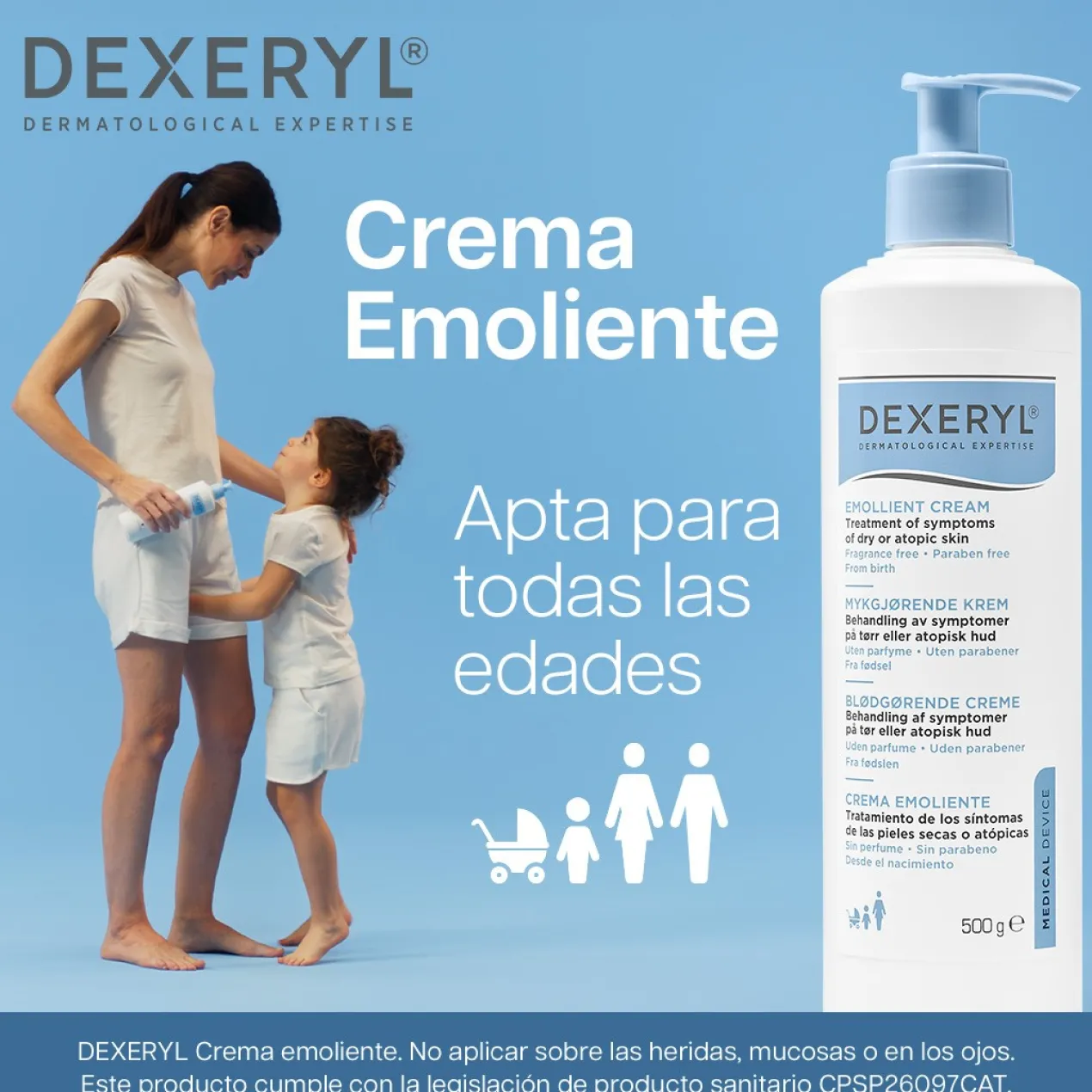 Crema Emoliente Calmante Para Piel Atópica