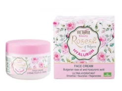 Crema Facial de Día con Rosas & Ácido Hialurónico
