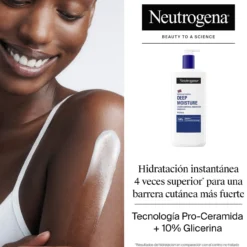 Crema Hidratante Corporal Hidratación Profunda con Pro-Ceramida