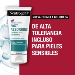 Crema Pies Hidratante Absorción Inmediata con Glicerina