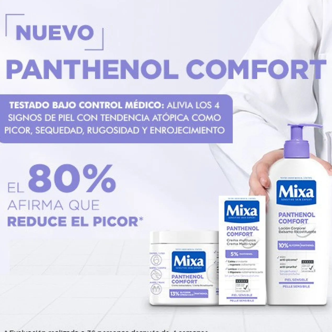Crema Restauradora Panthenol Comfort Piel Atópica