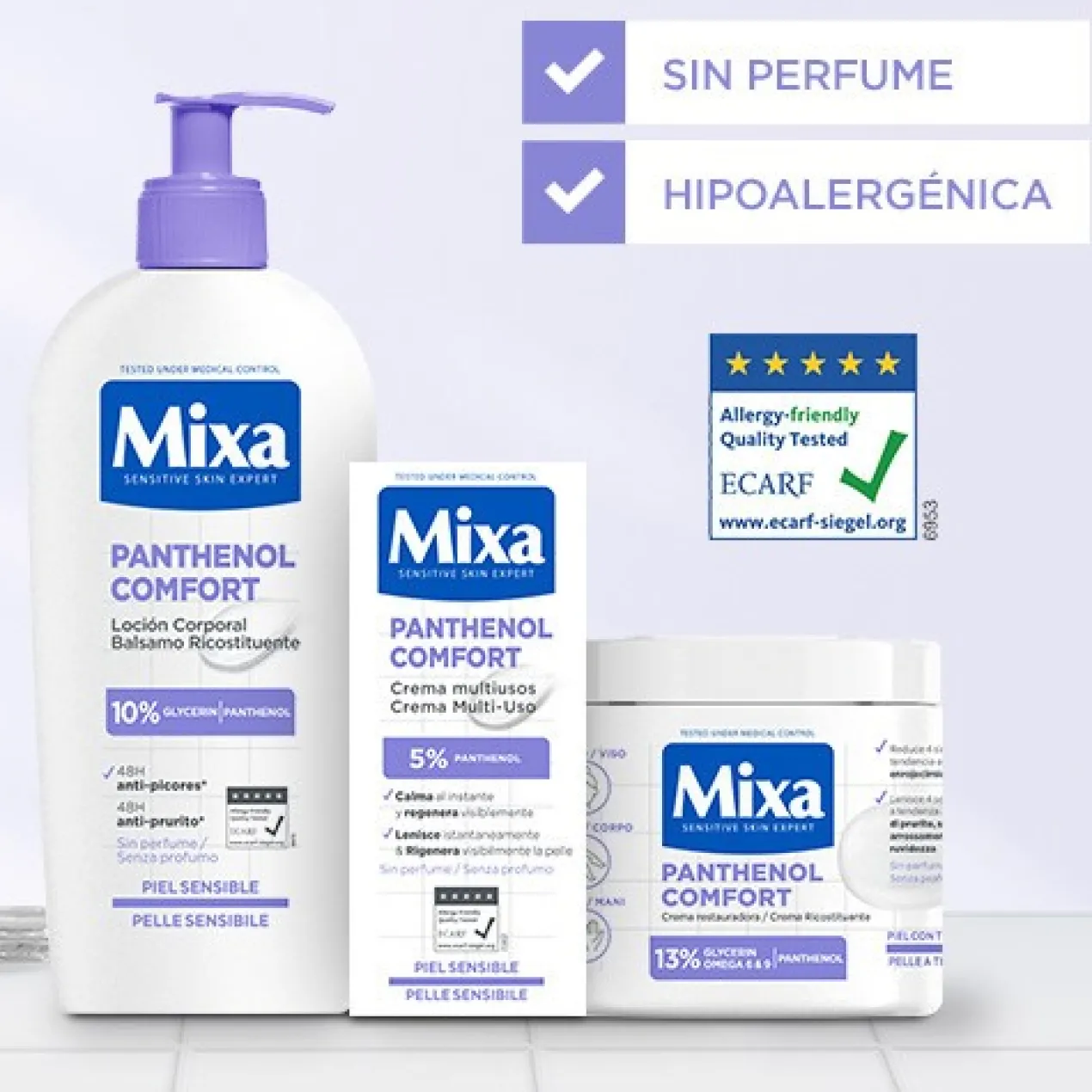 Crema Restauradora Panthenol Comfort Piel Atópica