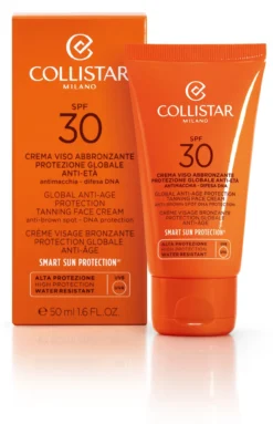Crema Solar Bronceadora Antiedad Rostro