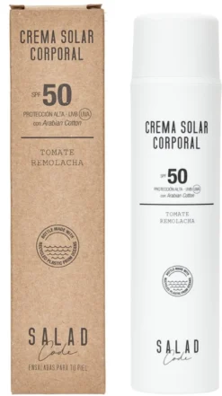 Crema Solar Corporal Tomate y Remolacha SPF50
