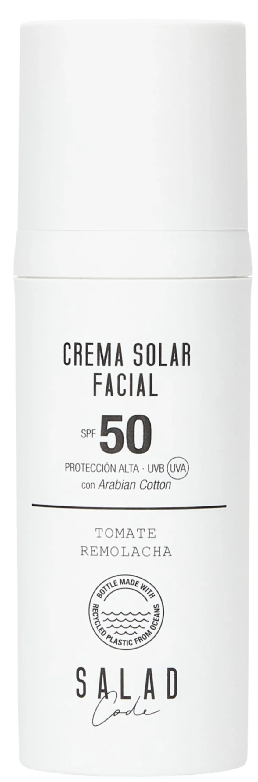 Crema Solar Facial Tomate y Remolacha SPF50