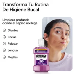 Cuidado Total Enjuague Bucal Sabor Menta