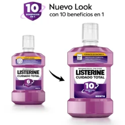 Cuidado Total Enjuague Bucal Sabor Menta
