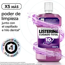 Cuidado Total Enjuague Bucal Sabor Menta