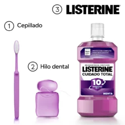 Cuidado Total Enjuague Bucal Sabor Menta