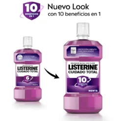 Cuidado Total Enjuague Bucal Sabor Menta
