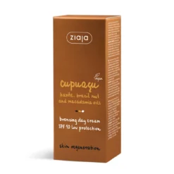 Cupuaçu Crema facial autobronceadora de día SPF10