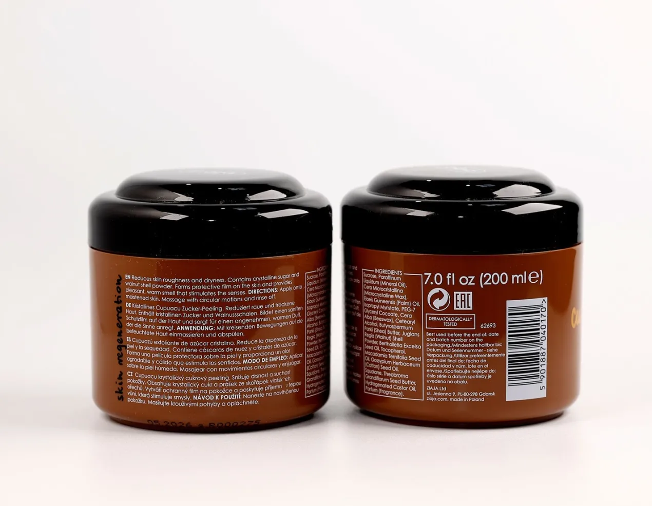 Cupuaçu Exfoliante Corporal de Azúcar Cristalino