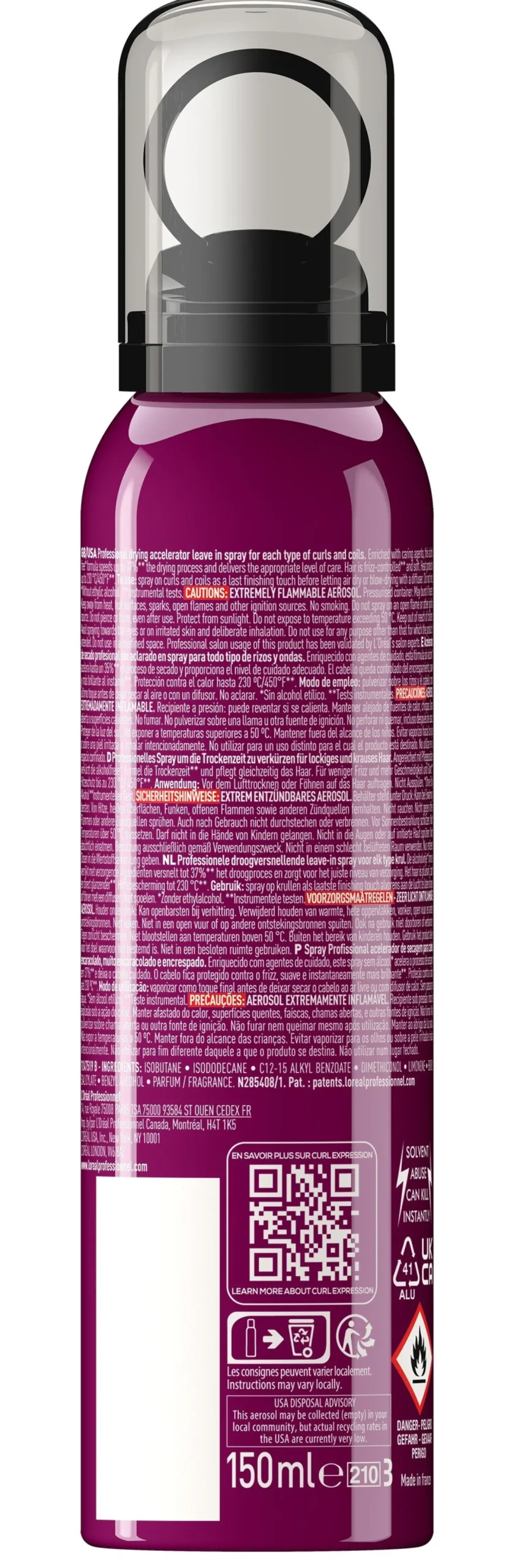 Curl Expression Spray Acelerador de Secado