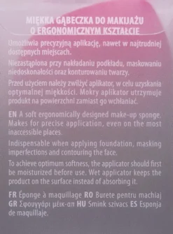 Cut Egg Shape Esponja de Maquillaje