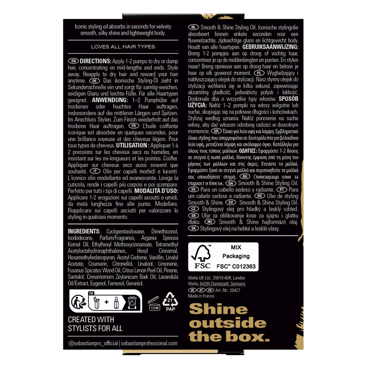 Dark Oil Aceite Ligero de Styling