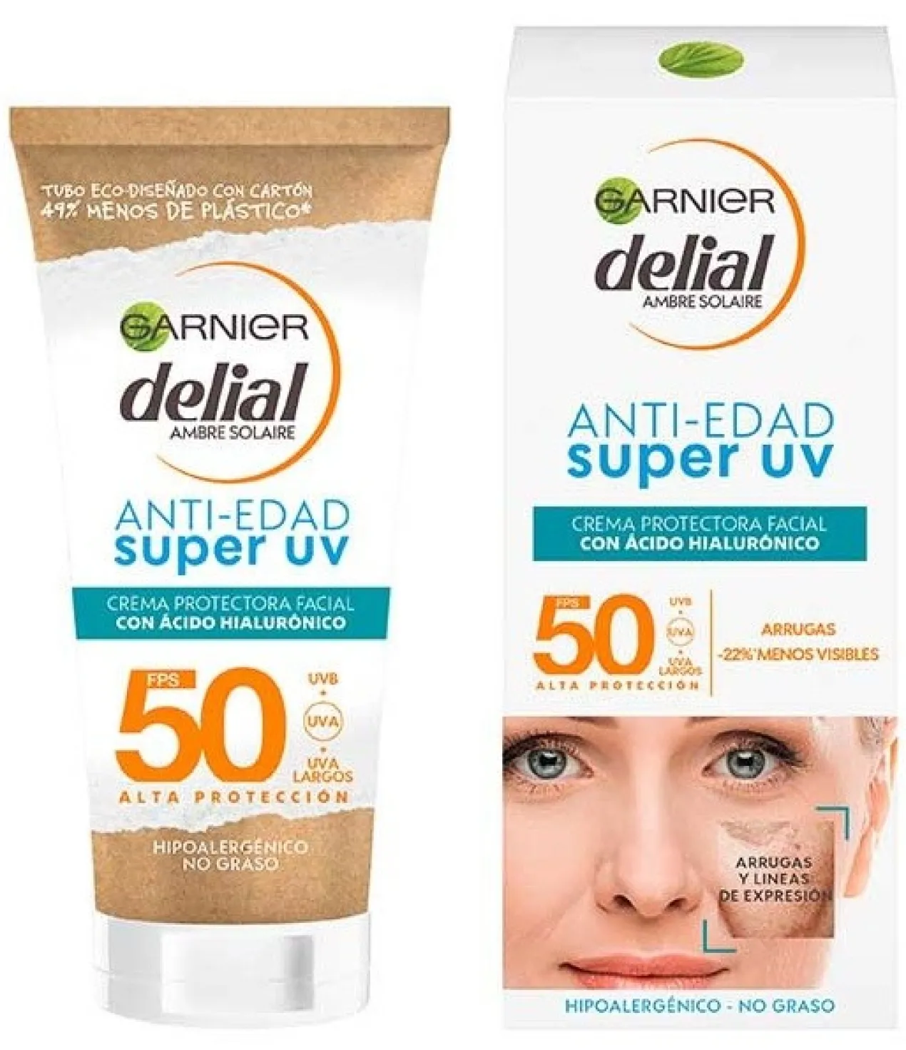 Delial Antiedad Super UV Crema Protectora Facial con Ácido Hialurónico