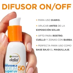 Delial Serum Invisible Super UV SPF50 Protector Diario Sensación Ligera