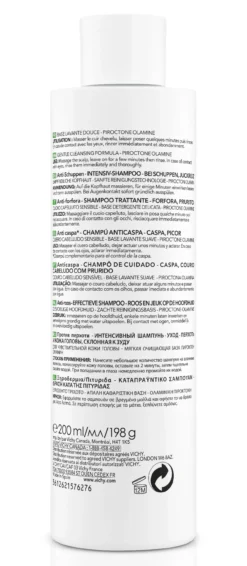 Dercos Champú Anticaspa para Cuero Cabelludo Sensible