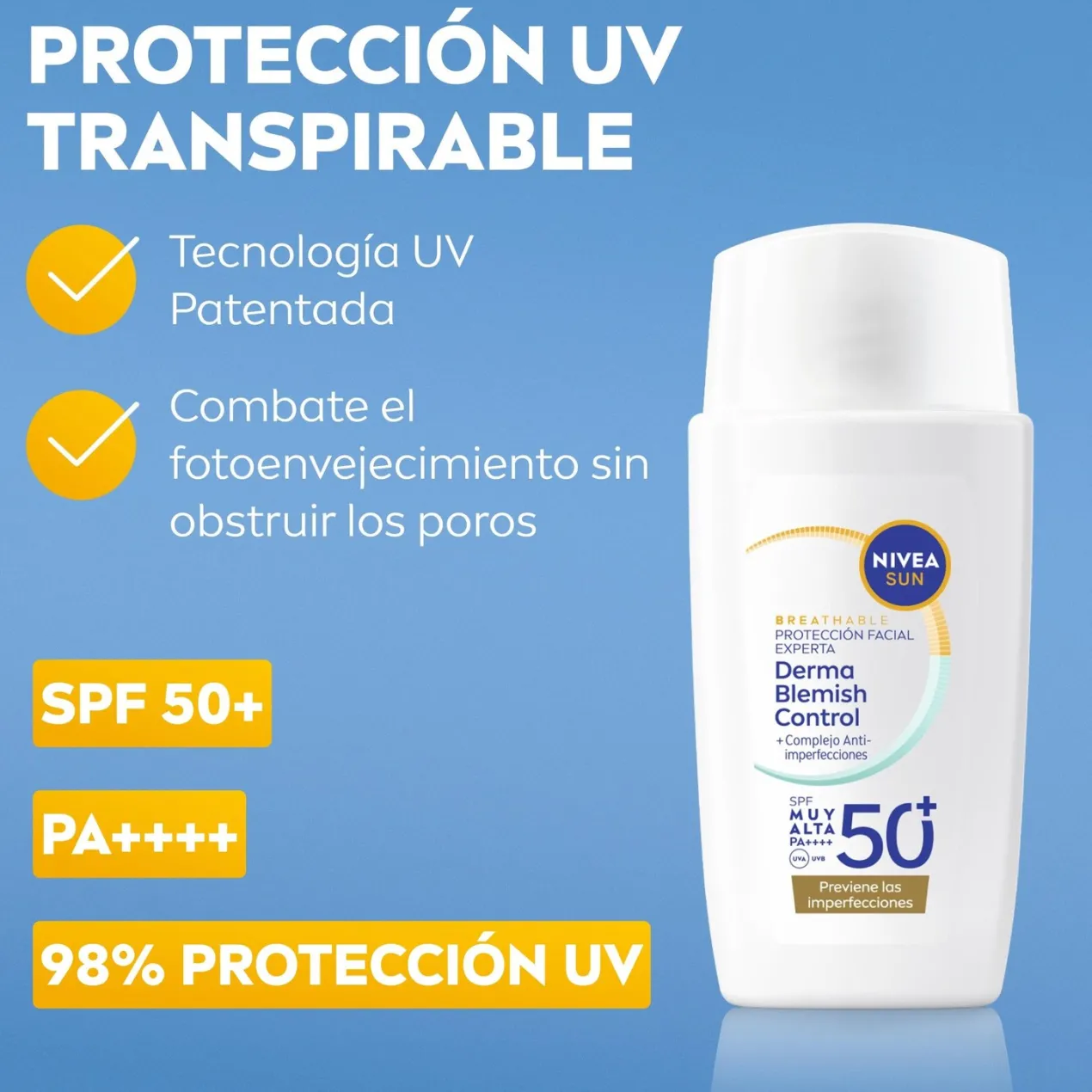 Derma Skin Clear Protección Facial FPS50+