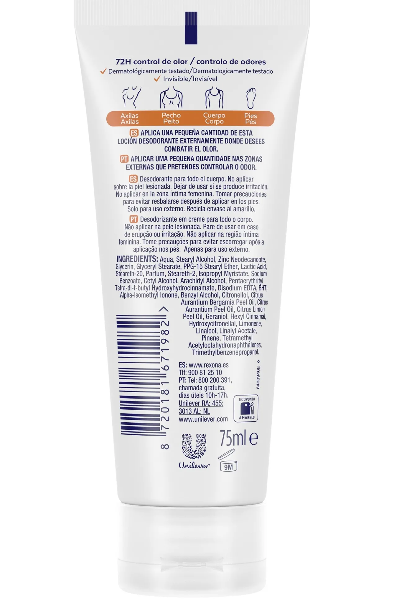 Desodorante Crema para Mujer All Body Deo Fresh Citrus