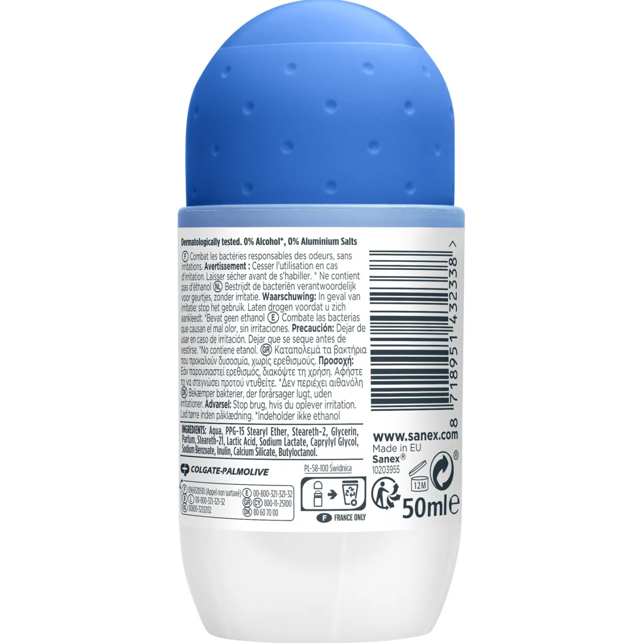Desodorante Roll-On BiomeProtect Dermo 48h Anti-Irritation