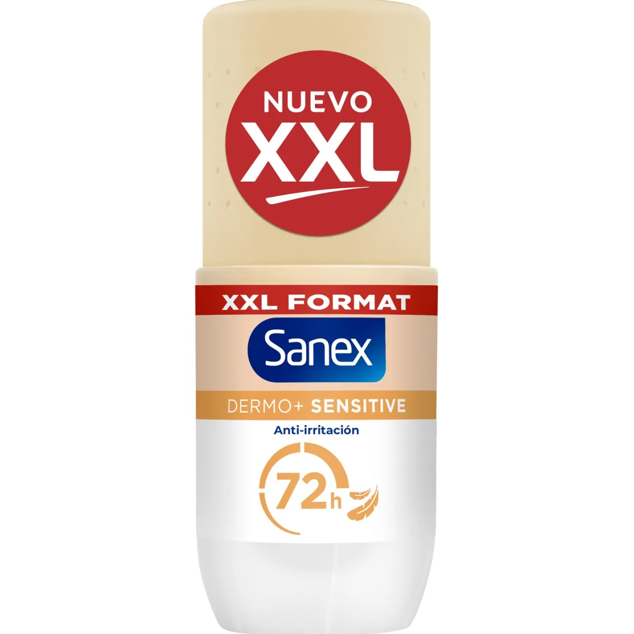Desodorante Roll-On Dermo+ Sensitive 72h Antitranspirante