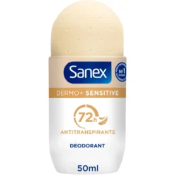 Desodorante Roll-On Dermo+ Sensitive 72h Antitranspirante