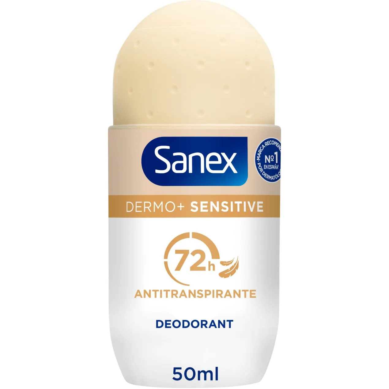 Desodorante Roll-On Dermo+ Sensitive 72h Antitranspirante