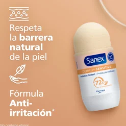 Desodorante Roll-On Dermo+ Sensitive 72h Antitranspirante