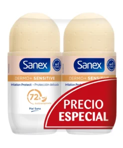 Desodorante Roll-On Dermo+ Sensitive 72h Antitranspirante