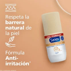 Desodorante Roll-On Dermo+ Sensitive 72h Antitranspirante