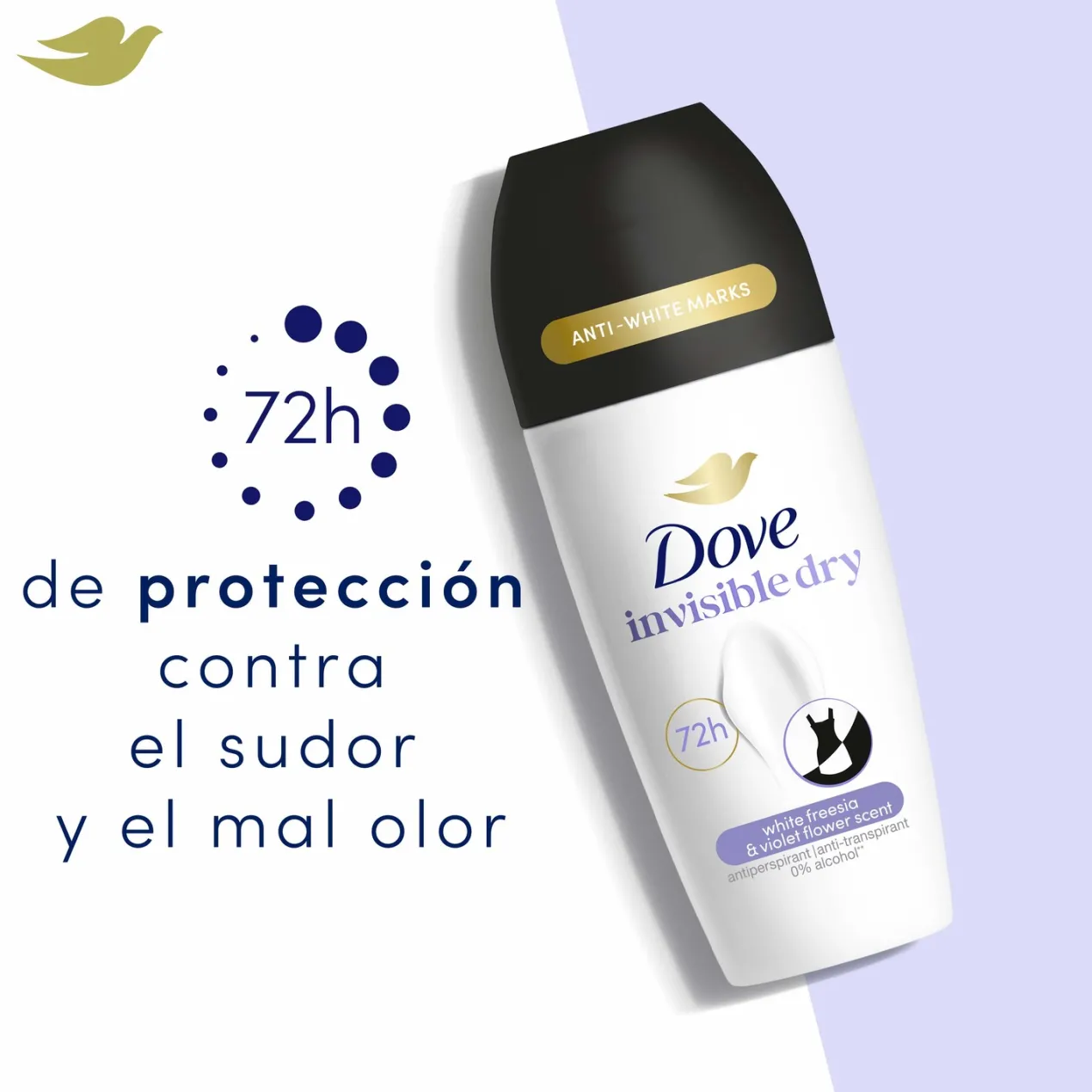 Desodorante Roll on Mujer Invisible