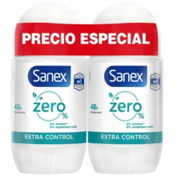 Desodorante Roll-On Zero % Extra Control Protección 48h