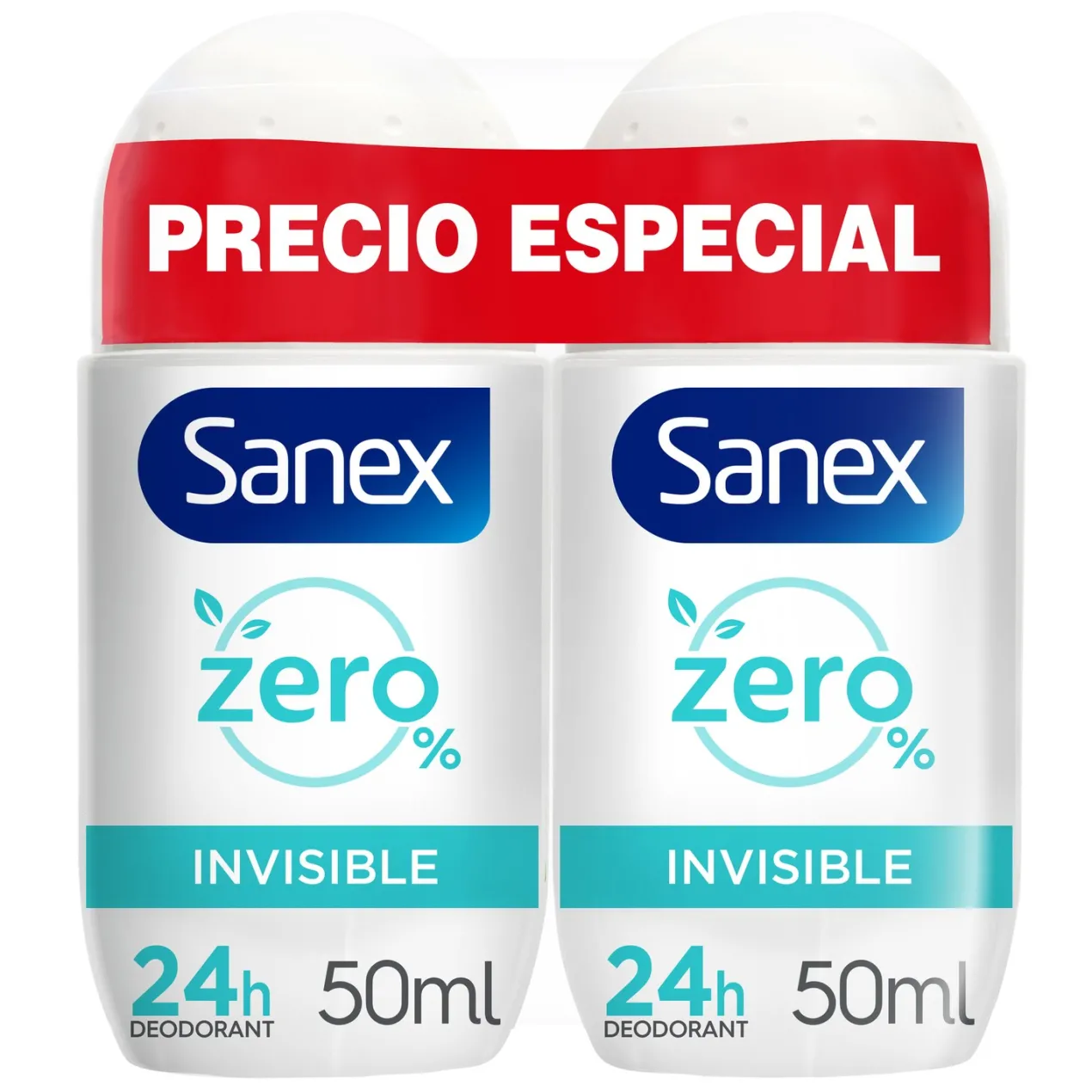Desodorante Roll-On Zero % Extra Control Protección 48h