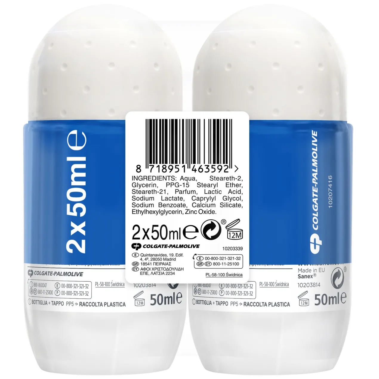 Desodorante Roll-On Zero % Extra Control Protección 48h