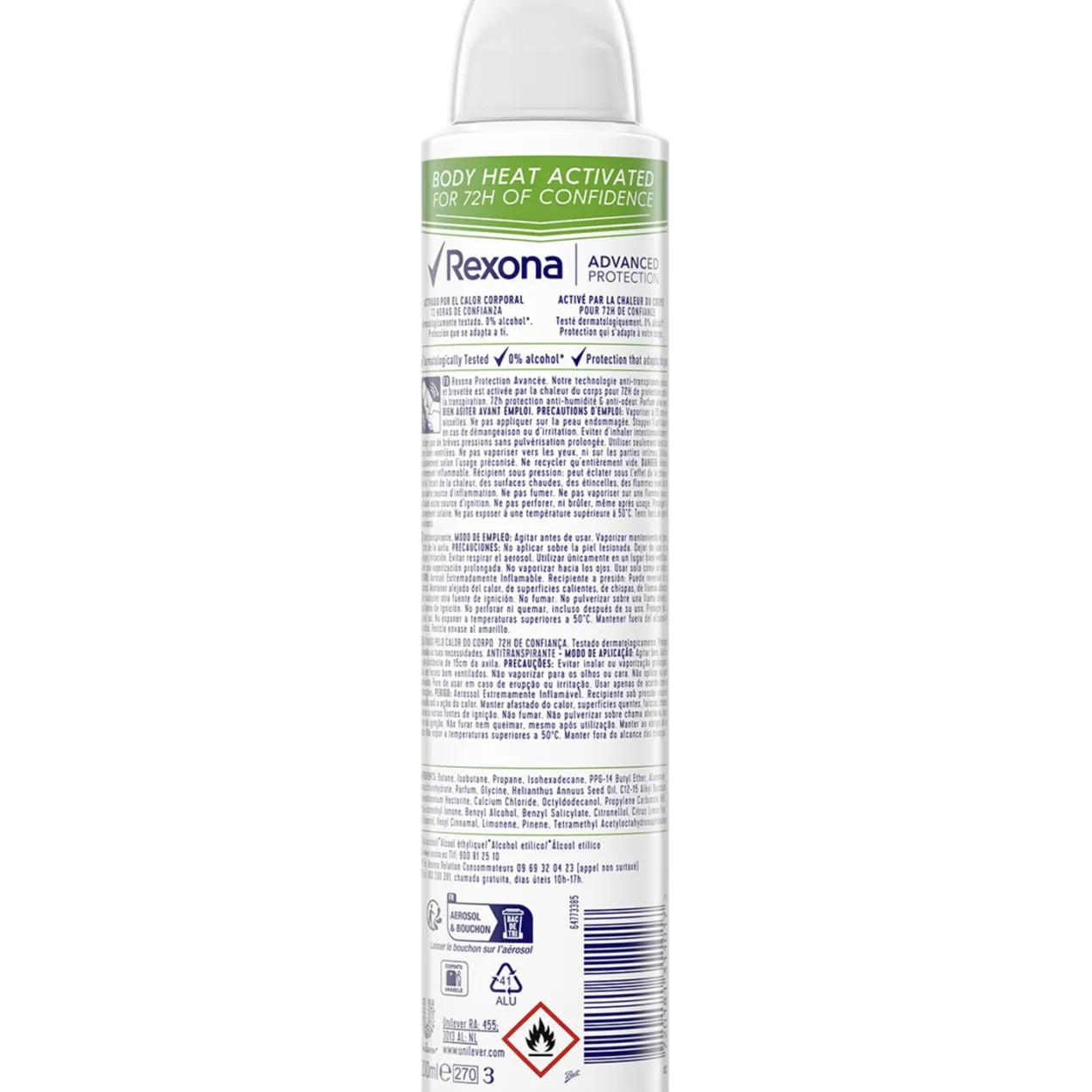 Desodorante Spray Advanced Protection 72H Aloe Vera Scent